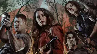 Resident Evil: Mirë se vini në posterin e Cast Raccoon City 4K sfond