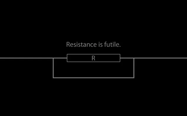 Widerstand ist zwecklos. HD Hintergrundbild