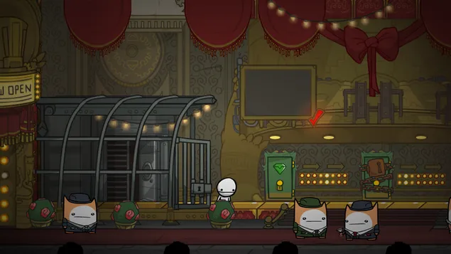 Zona restricționată a teatrului BattleBlock 4K imagine de fundal