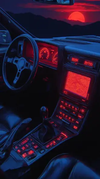 interior mobil retro unduhan