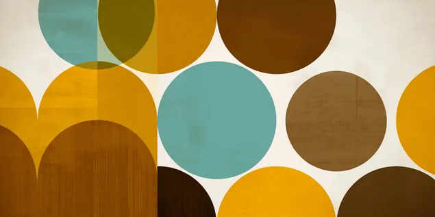 Retro geometriskt mönster med en abstrakt, överlappande design 2K bakgrund