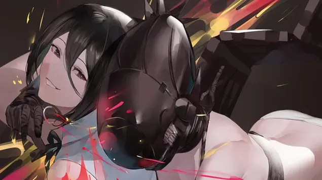 Шпалери Резі (диявол-бомба) з аніме «Людина з бензопилою». 4K