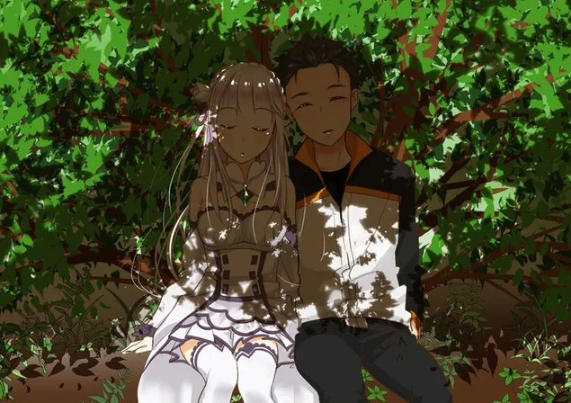 rezero : starting life in another world - natsuki subaru,emilia download