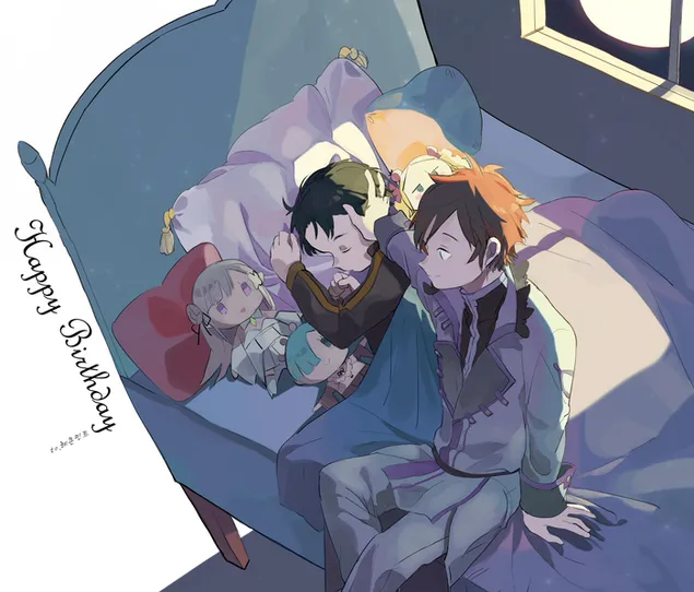 ReZero : Starting Life In Another World - נאטסוקי סובארו, ריינהרד ואן אסטריה 2K טפט