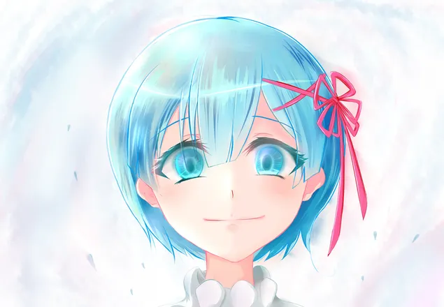 ReZero: Starting Life In Another World - Rem (Smiling) 2K bakgrund