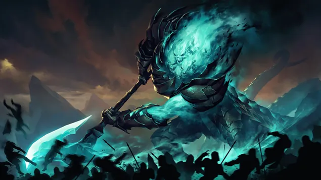 'Rhasa' The Sunderer (Legends of Runeterra) - League of Legends (LOL) 4K muurpapier