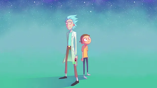 7680x1440 Resolution Rick & Morty X Breaking Bad 7680x1440