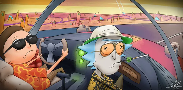 rick and morty cool driving download