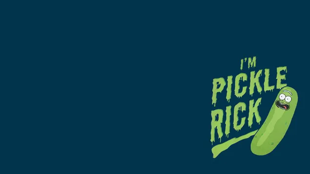 Rick y morty - pepinillo HD fondo de pantalla
