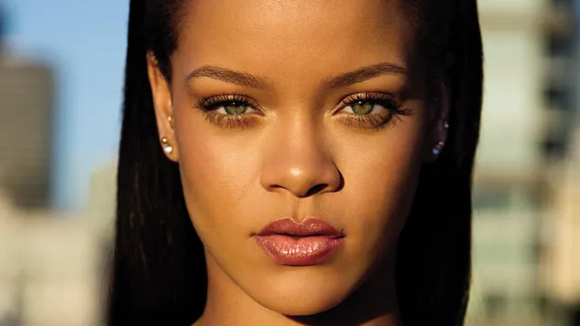 Rihanna (Gesicht Nahaufnahme) | Barbadischer Sänger herunterladen