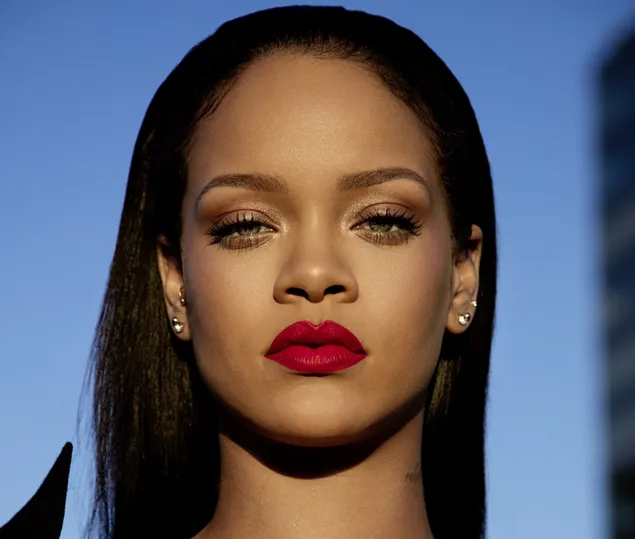 Rihanna (Gesicht Nahaufnahme) - barbadische Sängerin herunterladen