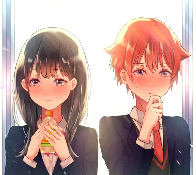 Rikka Takarada & Yuuta Hibiki HD wallpaper