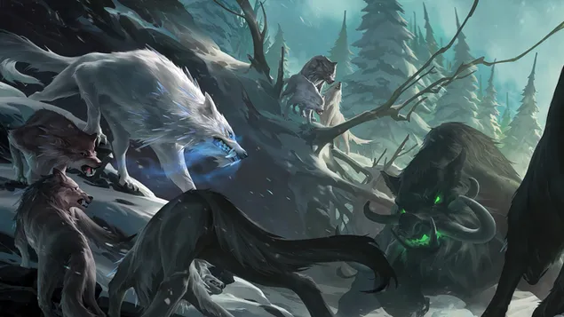 Hình nền Rimefang Den bà (Legends of Runeterra) - Liên minh huyền thoại (LOL) 4K