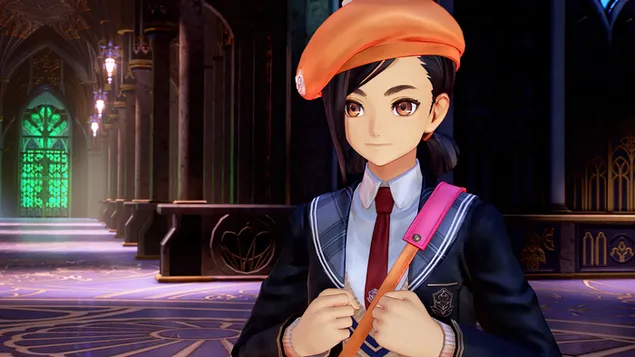 „Rinwell“ в училищна униформа – Tales of Arise (аниме видео игра) 4K тапет