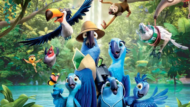Ταπετσαρία Rio 2 - χαρακτήρες 2K