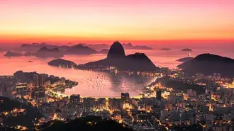 Rio de Janeiro - grad zalazak sunca 4K pozadina