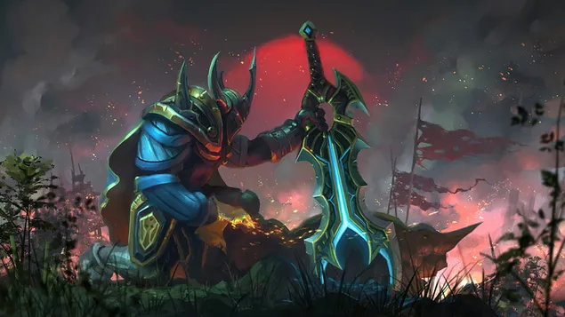 Rise of Fury 'Sven' - Dota 2 (لعبة فيديو) 4K خلفية