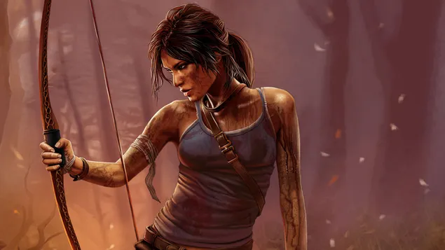 Rise of the Tomb Raider (permainan video) - Lara Croft (karya seni) 4K wallpaper