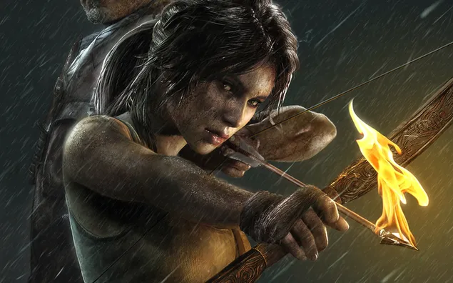 Rise of the Tomb Raider (video game): Lara Croft (seni fantasi) 2K wallpaper