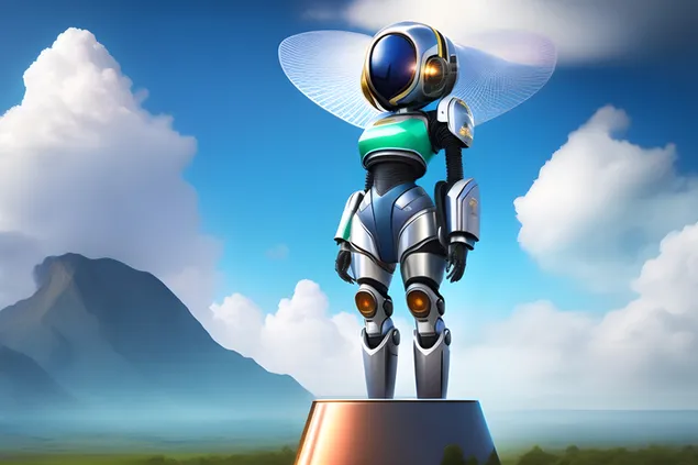 Roboter Meedchen 4K Tapeten