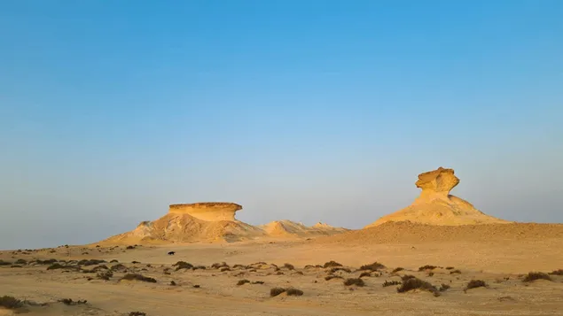 Rock Mountain bij Zekreet Fort, Doha download