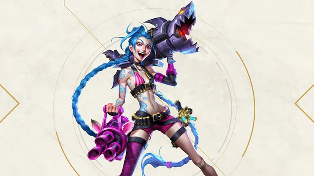 LoL Wild Rift Jinx HD 4K Wallpaper #5.2838