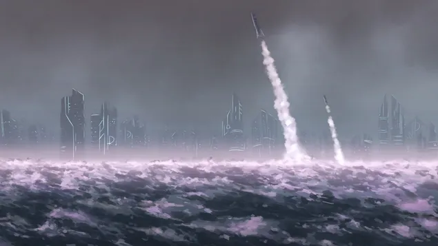 로켓 발사 HD 배경화면