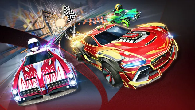 ,,rocket league'' vaizdo zaidimu lenktyniniai automobiliai atsisiusti