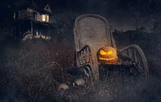 Ringató Jack-o-lantern HD háttérkép