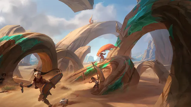 Roiling Sands (Legends of Runeterra) - League of Legends (LOL) 4K wallpaper