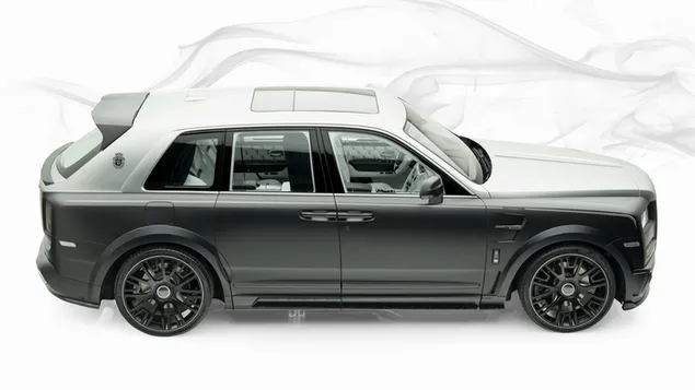 Rolls Royce Mansory zwart-witte wijzers HD achtergrond