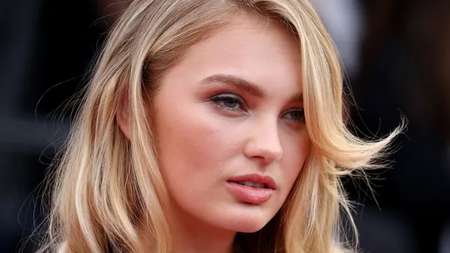 romee strijd (face close-up) | blonde dutch model download