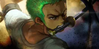 Tapeta Roronoa Zoro Styl tří mečů: Jeden kus 2K