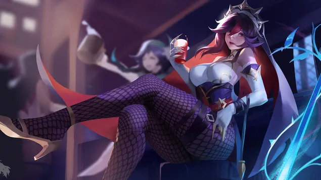 Rosaria - Genshin Impact [Anime video igra] 4K pozadina