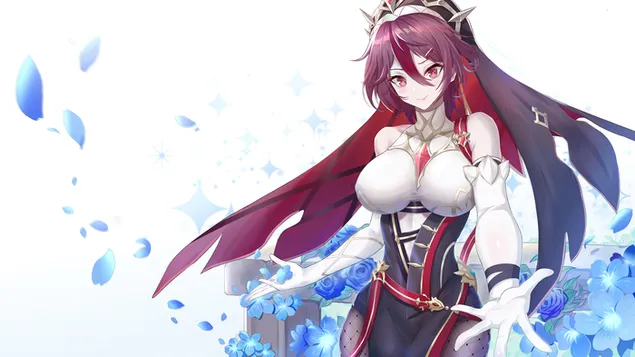 Rosaria | Genshin Impact (anime video igra) 4K pozadina