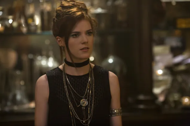 Páipéar balla Rose Leslie, a bhean taibhseach4K