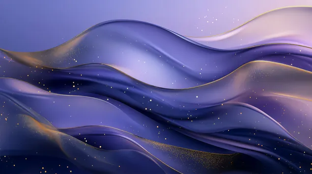 Dizajni mëndafshi i gradientit blu mbretëror dhe livando 8K sfond