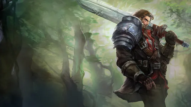 splesh-art rugged 'garen' - league of legends [lol] skachat'