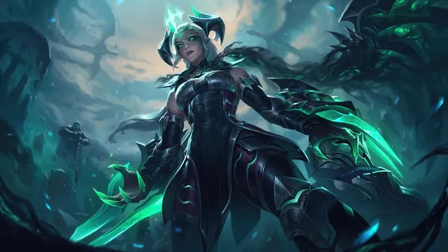 scriosta 'shyvana' splash art - league of legends (lol) ioslodail