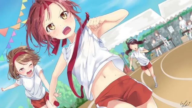 Løb til slutningen 4K baggrundsbillede