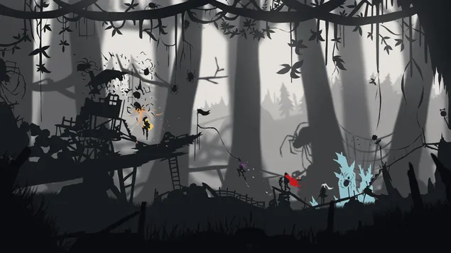 RWBY - Aracnofobia 2K papel de parede