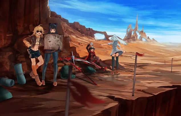 RWBY - Exploradores do Deserto 2K papel de parede