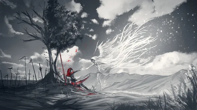 RWBY, Rubi Rosa Vermelho 4K papel de parede