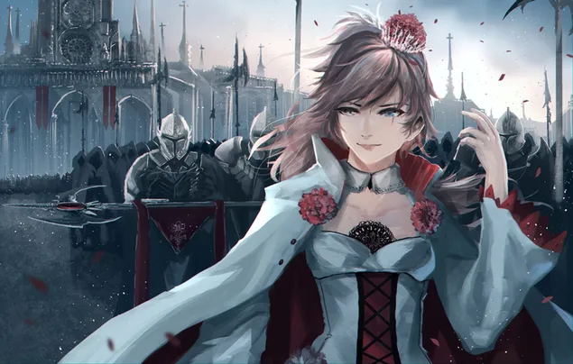 RWBY - Princesa da Neve da Rosa 2K papel de parede