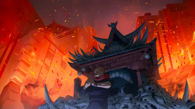 פעולה של ריומן סוקונה 2K טפט