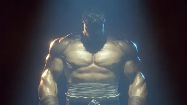 来自街头霸王 6 电子游戏的 Ryu 4K 壁纸