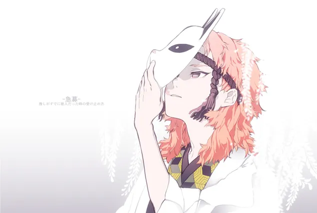 Tapeta Sabito si sundá ochrannou masku HD