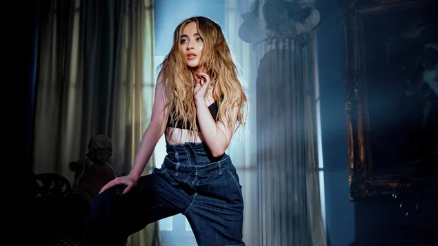 Singular Actの写真撮影での「サブリナ・カーペンター」 8K 壁紙