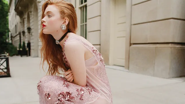 Sadie Sink | Fashion Magazine Shoot 4K wallpaper