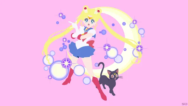 Sailor Moon : Usagi Tsukino & Luna unduhan